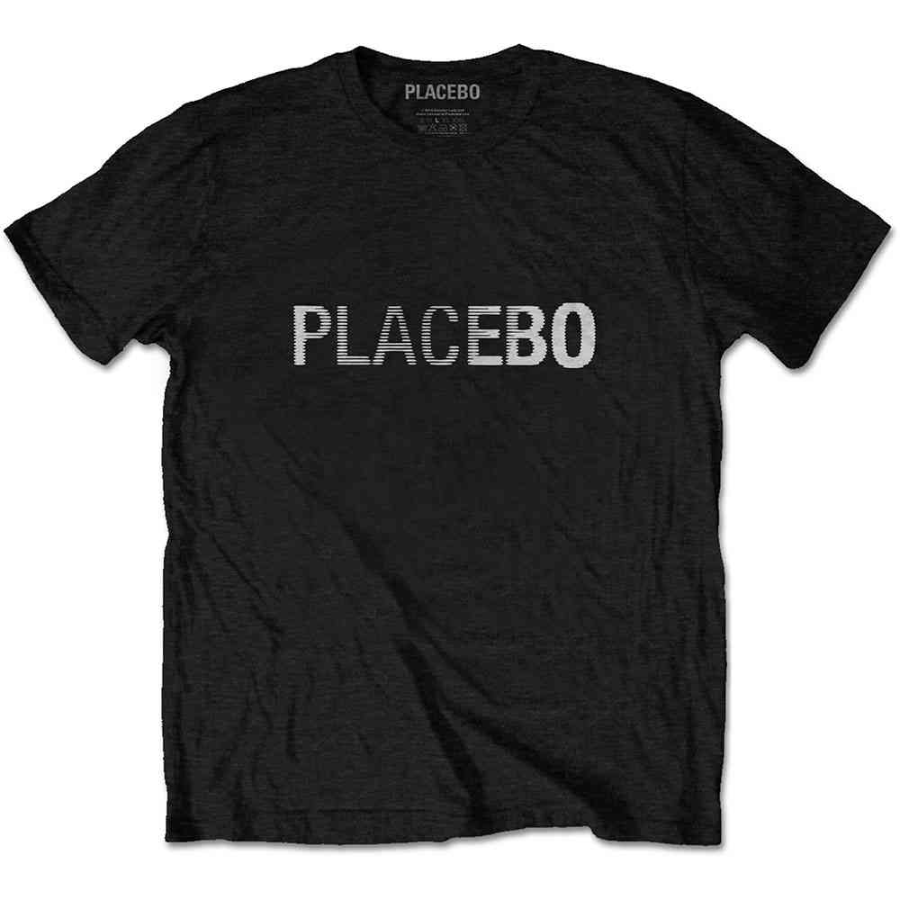 Placebo - Logo Tshirt Homme - Noir